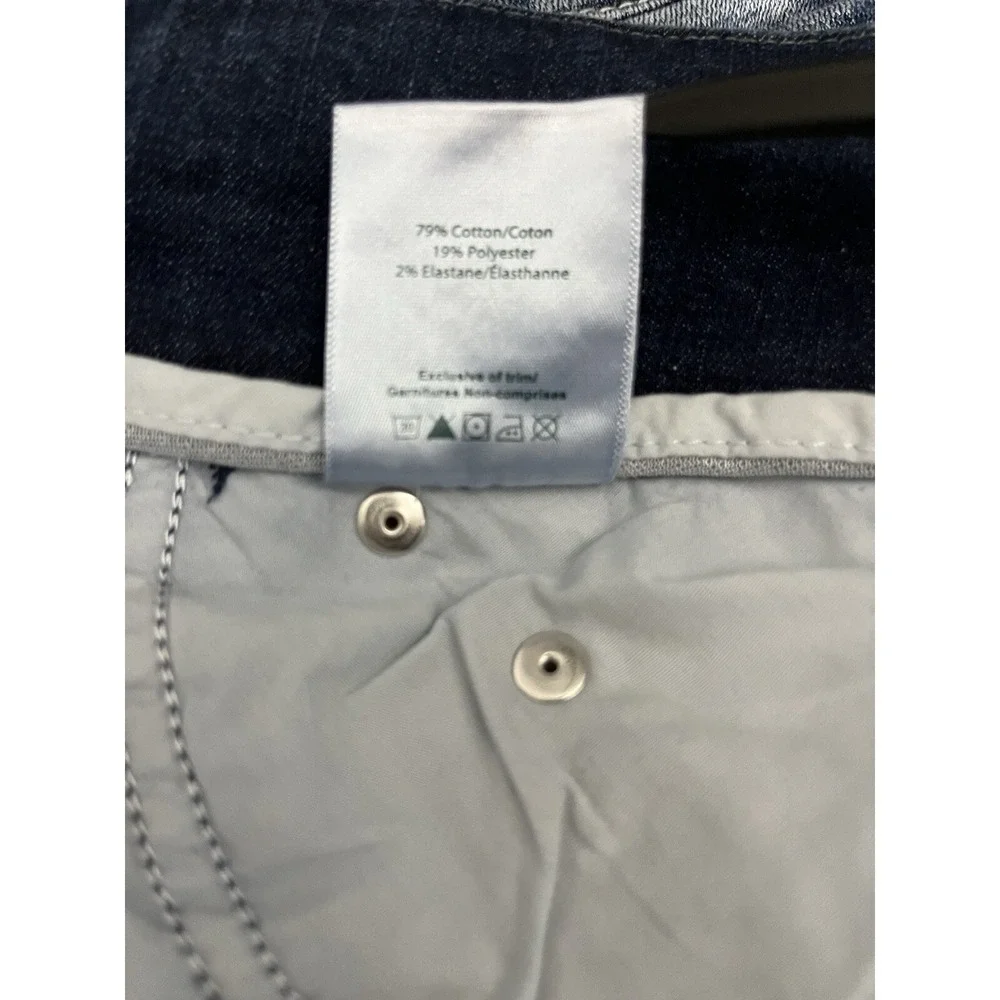 JAG Jean Women 8/33 Blue Wash Paley Boot Stretch Pull On High-Rise Whisker City